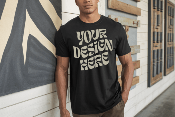 Download Bella Canvas 3001 Male Model Mockup - Bella canvas Collection