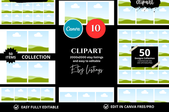 Download 10 Clipart Etsy Mockup - Etsy mockup Collection