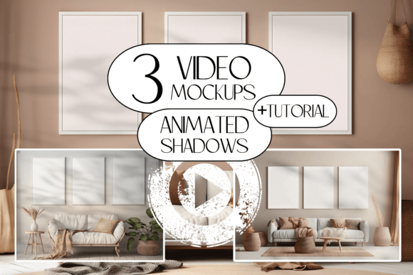 Download Frame Mockup Video Bundle PSD Mockup MP4 - Frame mockup video Collection